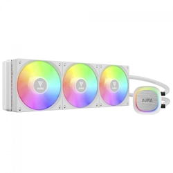 Water Cooler Gamdias AURA 360mm ARGB White - AURA-GL-360-V2