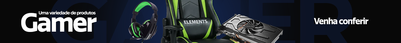 Uma variedade de produtos Gamer Venha conferir.