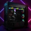 Water Cooler XPG Levante 360, 360mm, ARGB - LEVANTE360-BKCWW