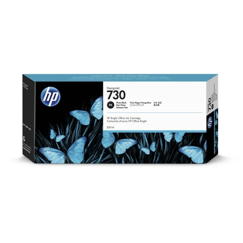 Cartucho De Tinta Hp 730 Preto Foto Pluk 300 Ml P2v73a