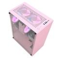 GABINETE HYRAX ATX HGB200P ROSA 