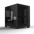 Gabinete Gamer PCYES Forcefield Black Vulcan Frontal e Lateral em Vidro - GFFBVP