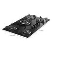 Fogao 5b Tc Dako Supreme Cooktop Glass Mesa Vidro - 300001514