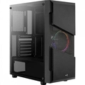 Gabinete Gamer Aerocool Mid Tower Menace Saturn Frgb Preto