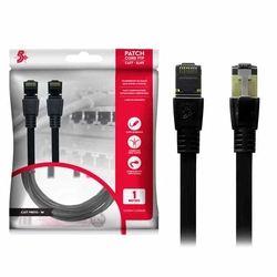 Cabo Patch Info - Patch Cord Cat7 Ftp 600 Mhz / 10 Gbps - 2m - Preto