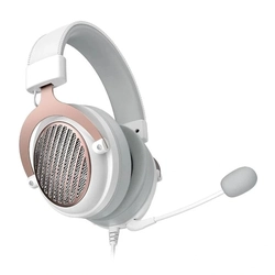 Headset Gamer Redragon Luna,  Drivers 53mm, Branco, H540W