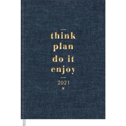 Agenda 2021 Think Plan Do It Enjoy,176 Folhas, 145mm x 205mm - Tilibra