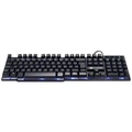 Teclado Gamer Hydra 107 Teclas + 12 Multimídia Com Led Azul Sensação Tecla Mecânica - Gt700