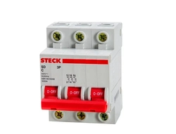 Disjuntor trifasico steck curva C 32A