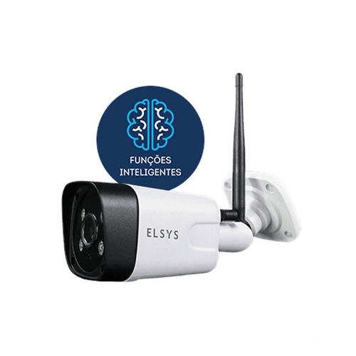 Câmera de Segurança Elsys Wi-fi Externa Com Inteligência de Vídeo Full Hd - ESC-WB3F