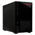 Servidor NAS Asustor AS5402T - 2 Baias - (CPU Intel Quad-core - 4GB RAM - 2x 2.5GbE - Sem Discos)