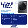 Lava e Seca 11kg Samsung Ecobubble - Wd11a4453bxfaz
