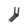 Adaptador Usb Wireless Dual-band 1300mbps 2 Antenas  KP-AW162 - Knup