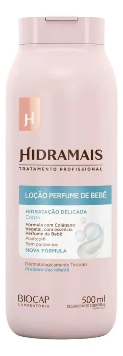 Loção Hidratante Perfume De Bebê 500ml Hidramais