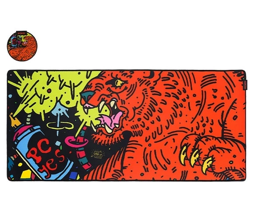 Mouse Pad Gamer Pcyes Tiger Extended - 900 x 420mm - Pmt90x42