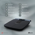 Balança Bioimpedância 55 Análises Corporais Digital e com Bluetooth -  Relaxshop Bio Ultra Preta