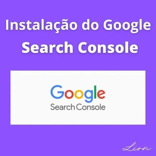 Instalação do Google Search Console