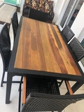Jogo de Mesa Colorado Com 6 Cadeiras Mesa 1,80 x 90 x 0,77 altura