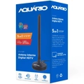 Antena Digital Hdtv Cabo Com 2,5 Metros Conector f Macho Vhf/uhf/fm/hdtv/4k Dtv-100p