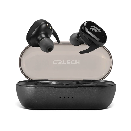 Fone de Ouvido EP-TWS-50BK, Bluetooth 5, C3Tech - EP-TWS-50BK