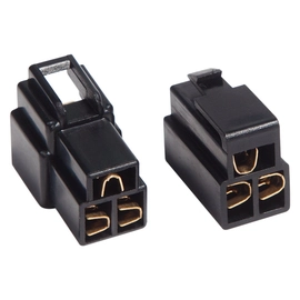 Kit Conector Evus 3 Vias Com Trava Preto C-034