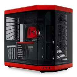 Gabinete Gamer Hyte Y70, Mid Tower, s/ fans, Black/Red - CS-HYTE-Y70-BR