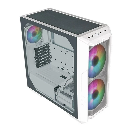 Gabinete Cooler Master Lateral Vidro Temperado Haf500 Branco - H500-wgnn-s00