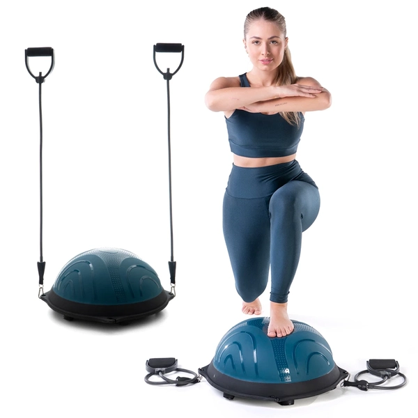 Meia Bola Pilates Ginástica Fortalecimento Muscular bosu ball EssenceFit