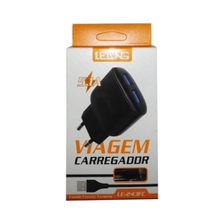 Carregador Lelong 5.1A (LE-243FC)