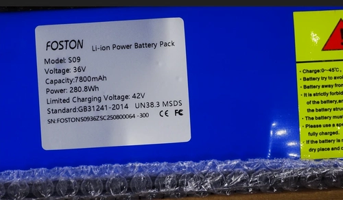 Bateria Patinete Foston 36-42v 7.800mah (7.8MAH)  S08/s09 Origina