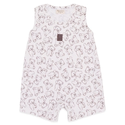 Macacão Regata Suedine Masculino - Ursinho Fofo