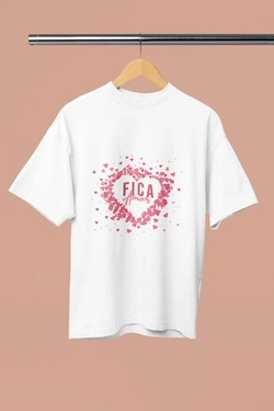 T-Shirt Baby Look Fica Amor