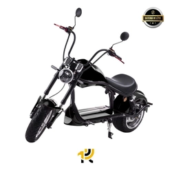 Scooter Chopper Eletrica Hawk Modelo U1 2000w Bat 60v 20ah Black Gs.02