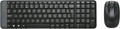 Kit Teclado Mouse S/ Fio Preto Mk220 Logitech