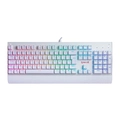 Teclado	Gamer Mecânico Redragon Kala Lunar White Switch Vermelho RGB K557WRGB (Pt-Red)