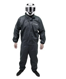 conjunto impermeavel motociclista pvc