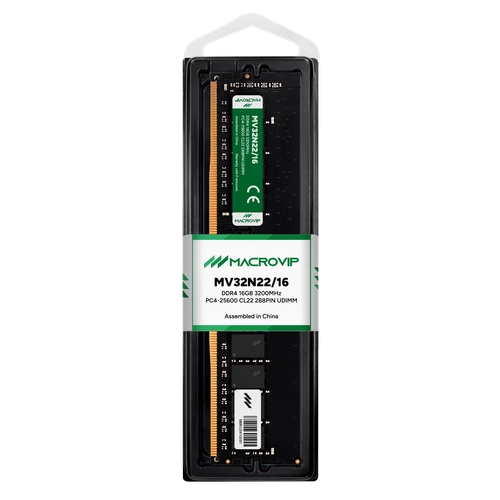 Memória Desktop 16Gb Ddr4 3200Mhz Pc4 288Pin Mv32n22/16i - Macrovip