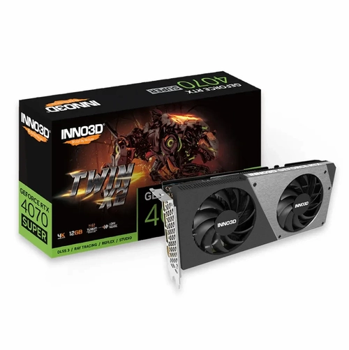 Placa De Video RTX4070 12GB SUPER INNO3D TWINX2 - N407S2-126X-186162N