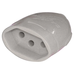Tomada Desmontavel Daneva Dn1619  2p + t 20a 250 Volts Cinza