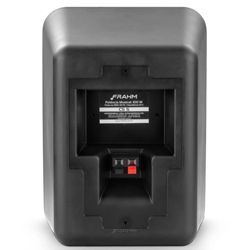 Caixa Frahm 5csl Preta Par 5 80wrms Tela Lisa