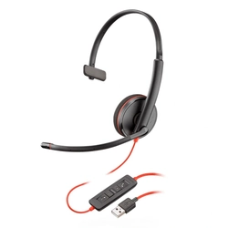 Headset Poly Blackwire C3210 Mono Usb-a - 80s01a6