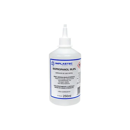 Álcool Isopropílico 500Ml C/Bico Implastec