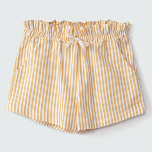 Shorts Clochard Estampado Listrado Hering - Feminino