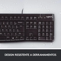 Kit Teclado e Mouse Logitech MK120, Design Confortável, Durável e Resistente à Respingos, Layout ABNT2 - 920-004429