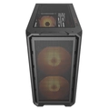 Gabinete Gamer Cougar, MX600 MINI, RGB, Lateral de Vidro, Mini-Tower, 3x Fans, Black - 385GC90.0001