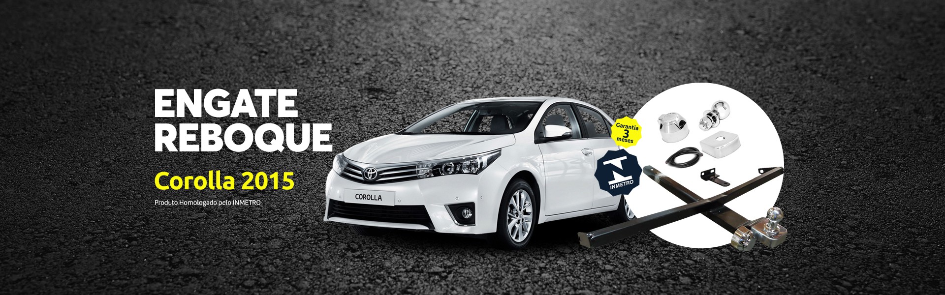 Engate Reboque - Corolla 2015