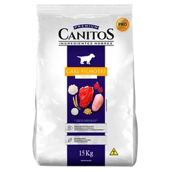 Ração Seca Canitos Pro para Cães Filhotes 15kg