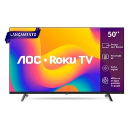 Smart Tv Aoc Roku Tv 50" 4k Uhd - 50u7045/78g
