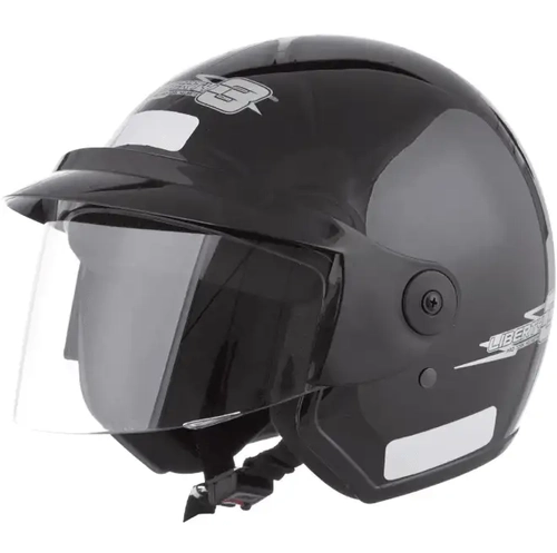 Capacete para moto aberto Pro Tork Liberty Three preto solid tamanho 60