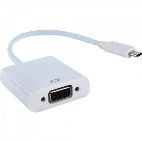Cabo Adaptador Storm Usb-C Tipo-C Macho Para Vga Femea Branca - ADAP0057
